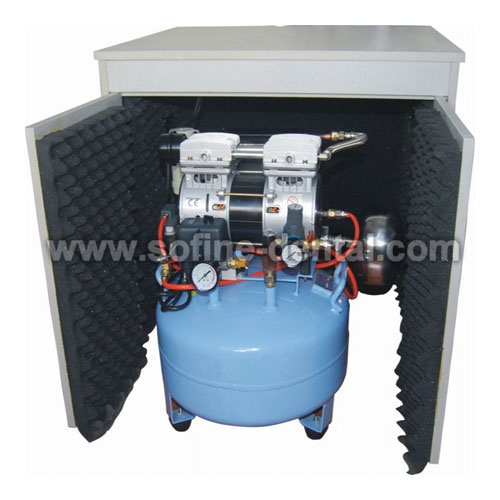 Silent Oilless Air Compressor (With Silent Cabinet and Air Dryer)